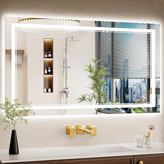 24"x42" LED Bathroom Mirror by WISSMILESHOME