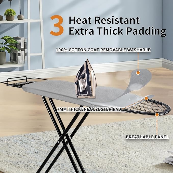 Ironing Board, 43x14 Inch Iron Board - Image 4