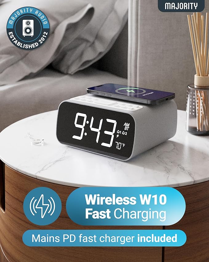 Majority Bluetooth Alarm Clocks - Image 2
