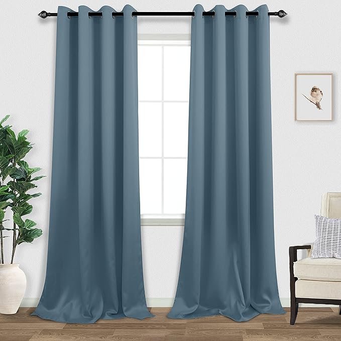 KOUFALL 108 Inch Long Blackout Curtains - Image 3