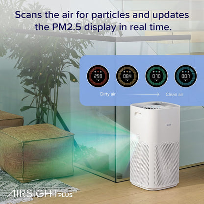 levoit smart air purifiers for home large room showing dimensions