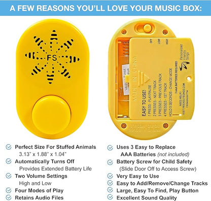 2+ Hr Voice Box for Stuffed Animals by Friendly Songs - Image 2