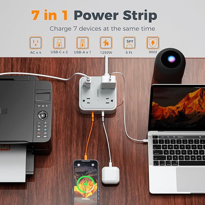 TESSAN Surge Protector Power Strip - Image 2