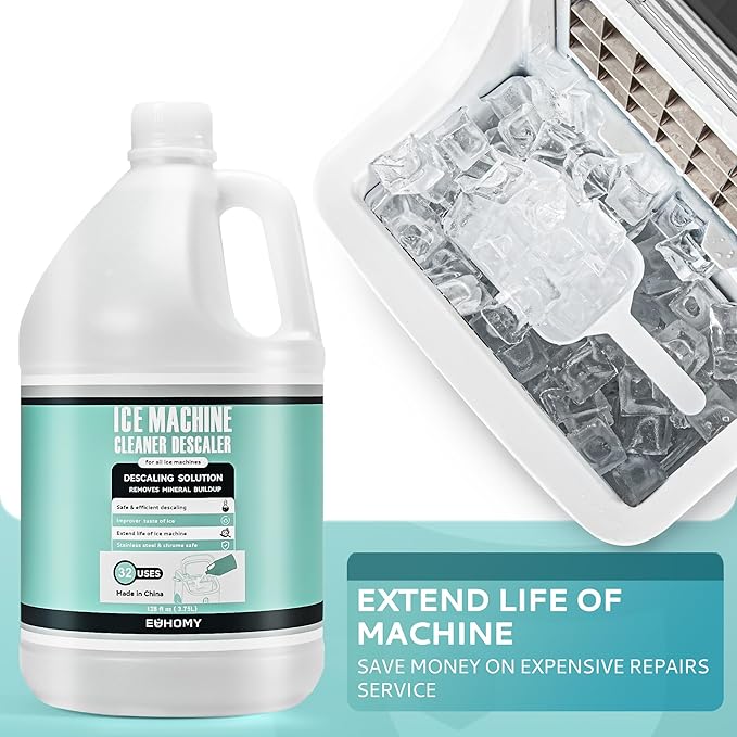 EUHOMY Max 33 Uses Ice Machine Cleaner Descaler, 128 Fl OZ Ice Maker Cleaner - Image 5
