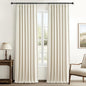 Warm Cream 132 Inch Curtains High Ceiling Tall Curtain by QJMYDECO
