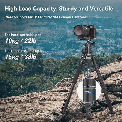 SmallRig CT200 72.8"/200cm Horizontal Overhead Tripod - Image 6