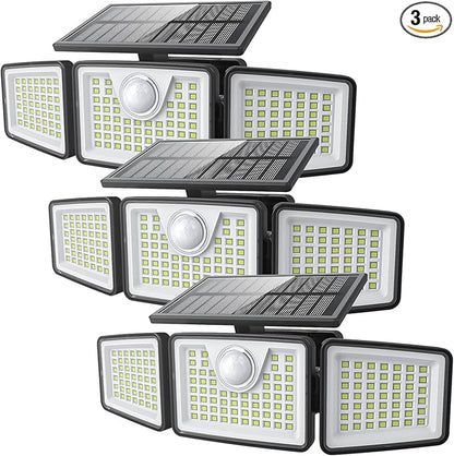 daphino 2500LM Solar Lights Outdoor by ChargebySunLightUpHome