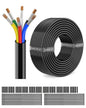 NAOEVO 16 Gauge Wire 6 Conductor Electrical Wire, 16 AWG Stranded PVC Cord by NAOEVO