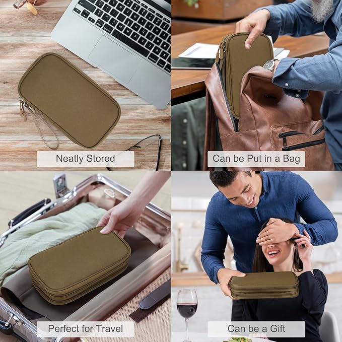 FYY Electronic Organizer, Travel Cable Organizer Bag Pouch Electronic - Image 7