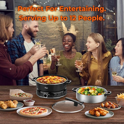 Rosewill 12.7 QT Electric Hot Pot Slow Cooker - Image 5