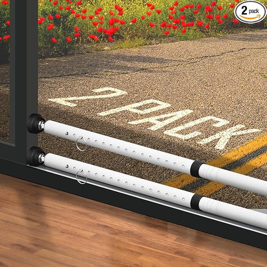 PBHEPJ Sliding Door Security Bar, 18.5-51 inch Adjustable Patio Door Security by PBHEPJ