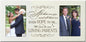 Parent Wedding Gift Photo Frame for Parents, Mom and Dad Thank-You Gift 16" l x 8" h Holds 2 4x6 Photos Exclusively from (Ivory)