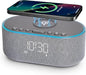 Odokee Wireless Charging Alarm Clock Radio: Qi Certified Fast Wireless Charger by Odokee
