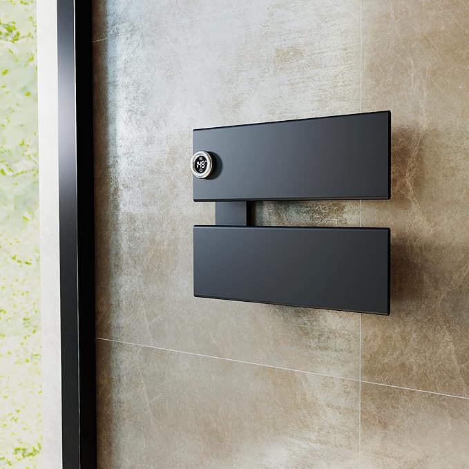 P&Bhusri Electric Heated Towel Rack, Fast Heating and Drying - Image 2