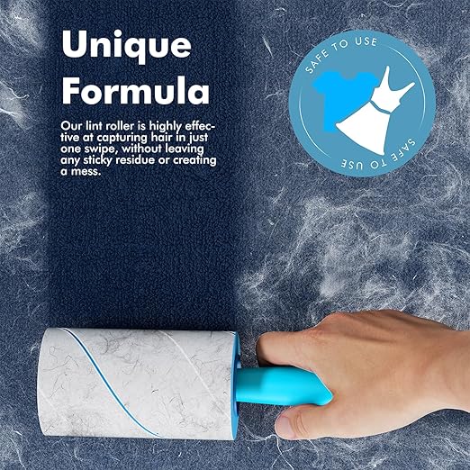 Lint Rollers for Pet Hair Extra Sticky, 1200 Sheets Mega Value Set Lint Rollers - Image 4