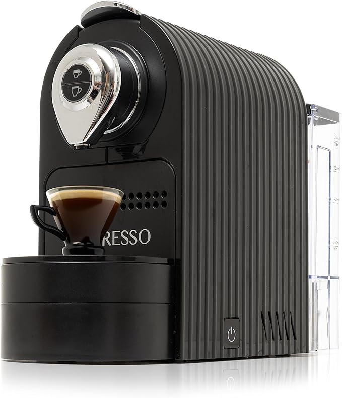 Mixpresso Black Espresso Coffee Machine – Compact 1400W Single Serve Coffee by Mixpresso