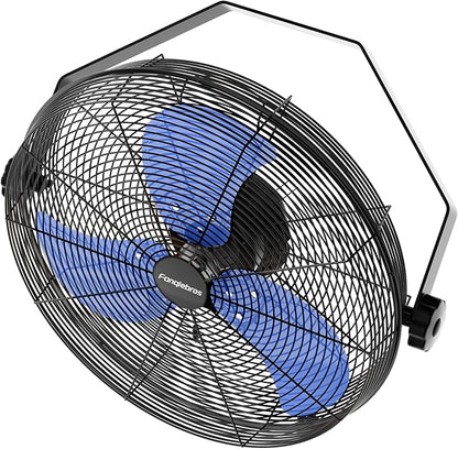 2600 CFM 14 inch Outdoor High Velocity Wall Mounted Fan, 3-Speed Metal Fans by Fanqiebros