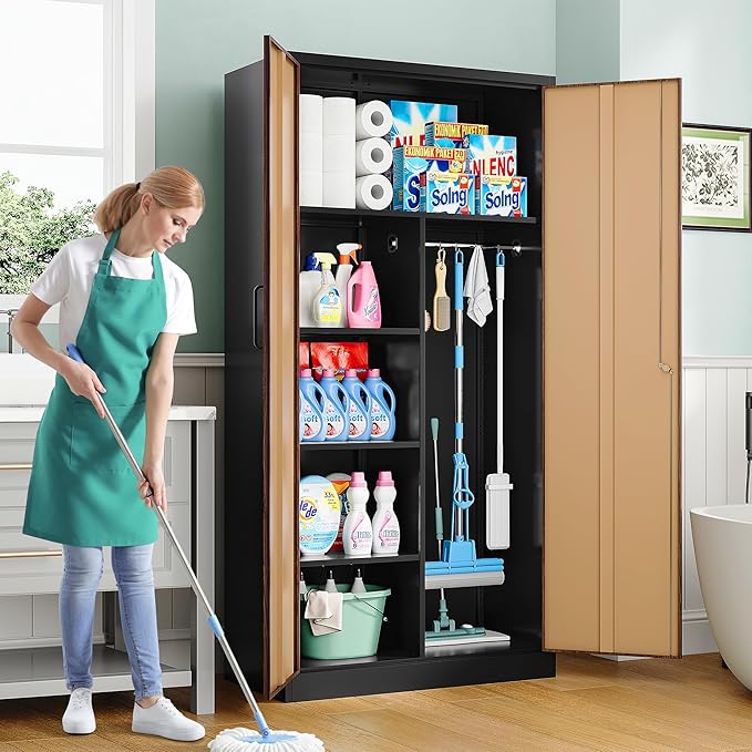 Wide & Deep Metal Storage Cabinet - Image 2