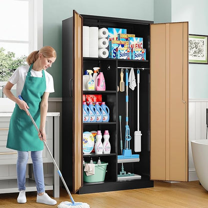 Wide & Deep Metal Storage Cabinet - Image 2