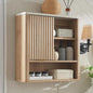 RedLemon Bathroom Wall Cabinet w/Fluted Sliding Door, Modern Medicine Cabinet by REDLEMON