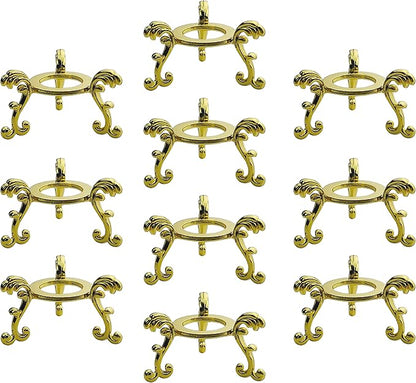 OmyLens 10Pcs Gold Crystal Ball Stand by OmyLens