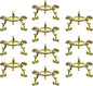 OmyLens 10Pcs Gold Crystal Ball Stand by OmyLens