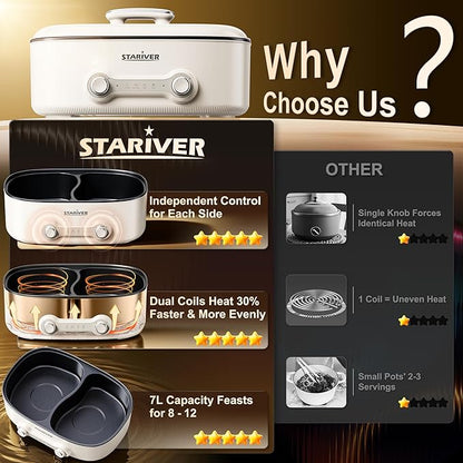 Stariver 7L Electric Hot Pot - Image 8