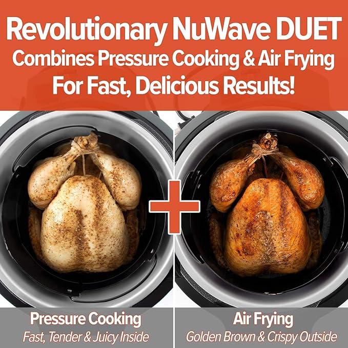 Nuwave Duet Electric Pressure Cooker & Air Fryer Combo - Image 2
