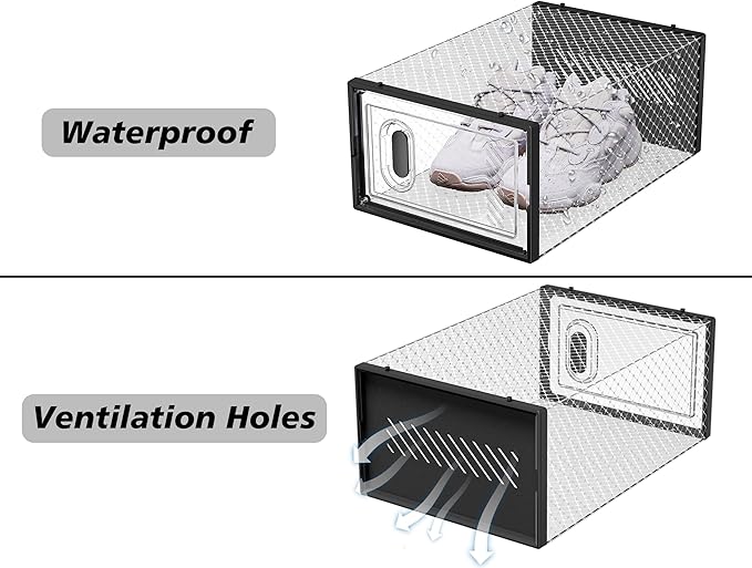 Shoe Storage, 12 Pack Shoe Organizer - Image 5