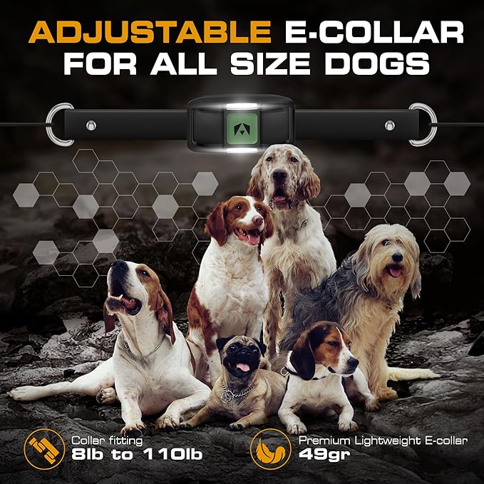 INVIROX Training Collar for Large Dog X2 124 Levels - Image 8