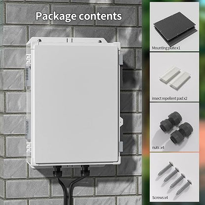 Namunanee Outdoor Electrical Junction Box, ABS Water Resistant Enclosure - Image 7
