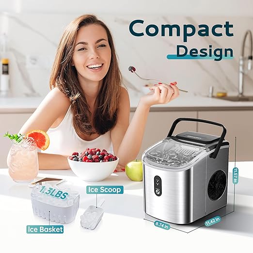 EUHOMY Countertop Ice Maker Machine - Image 7