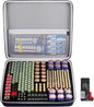 Comecase Extra Large Battery Organizer Storage Box, Garage Carrying Case Bag by COMECASE