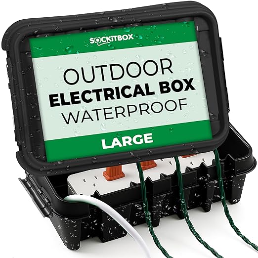 SockitBox – The Original Weatherproof Connection Box – Indoor & Outdoor by SockitBox