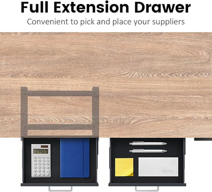 UNITEDPOWER Under Desk Drawer Storage, Pull-Out Office Hidden Counter Drawer - Image 5