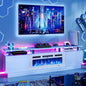 oneinmil 80" Modern Electric Fireplace TV Stand by oneinmil