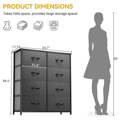 DWVO Dresser for Bedroom, Fabric Dresser - Image 3