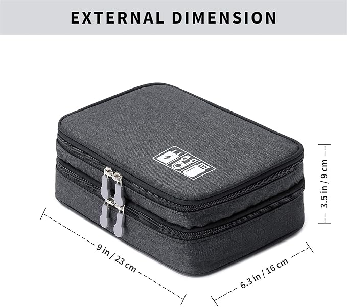 mygreen Electronics Travel Organizer, Watreproof Electronic Accessories Case - Image 4
