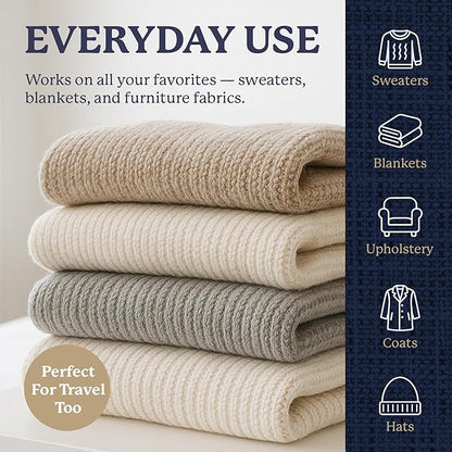 Farberware Large Lint Remover & Fabric Shaver Set – Battery Powered Sweater - Image 4