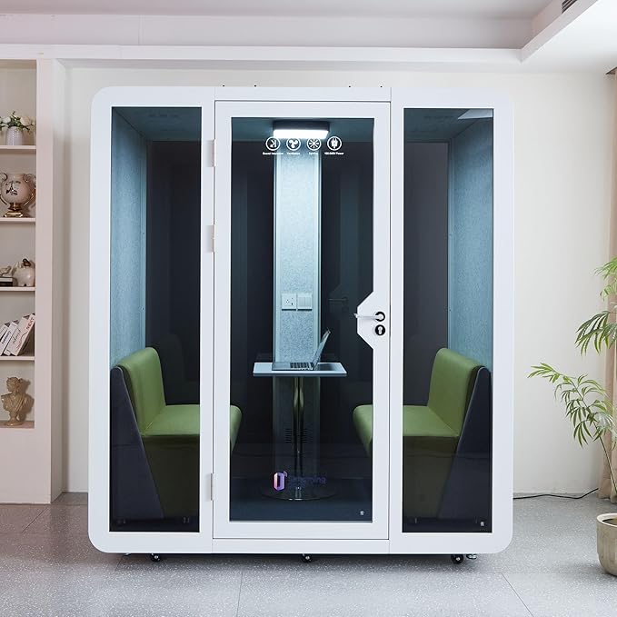 GEARONIC Mobile Office Pod Booth, Sound Proof Office Pod Booth - Image 2