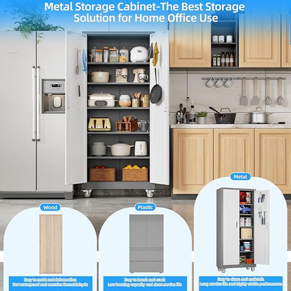 Metal Garage Storage Cabinet - Image 9