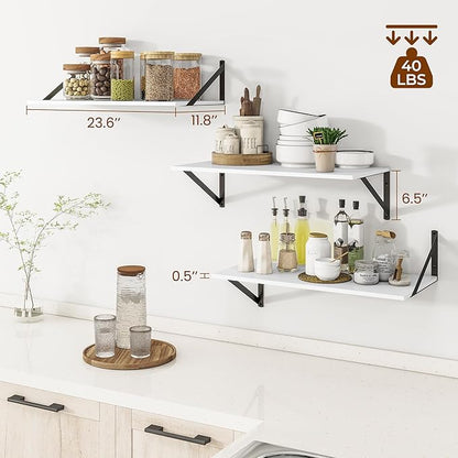 Heimlove 24" W x 12" D Wall Shelves - Image 3