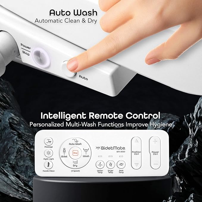 BidetMate 3000 Series Electric Toilet Seat Bidet - Image 2