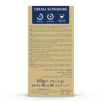 Caffè Borbone Crema Superiore Aluminum Capsules Compatible - Image 4