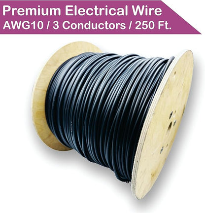 NATIONAL Wire & Cable – 10 AWG 3-Conductor Premium Copper Wire, 250 ft - Image 2
