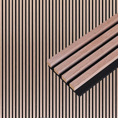 NeatiEase Wood Wall Panels, 9 Feet Acoustic Slat Wall Panels - Image 6