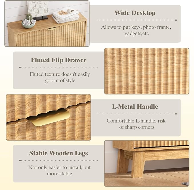 Shoe Cabinet Storage for Entryway - Image 5