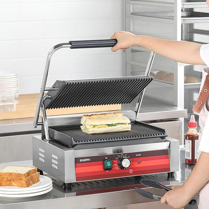 EGGKITPO Commercial Panini Press Grill - Image 2