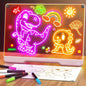 16-Inch Rechargeable Doodle Glow LED Note Board, 7-Color Light Modes, Neon Art by LightUpYourCreativity