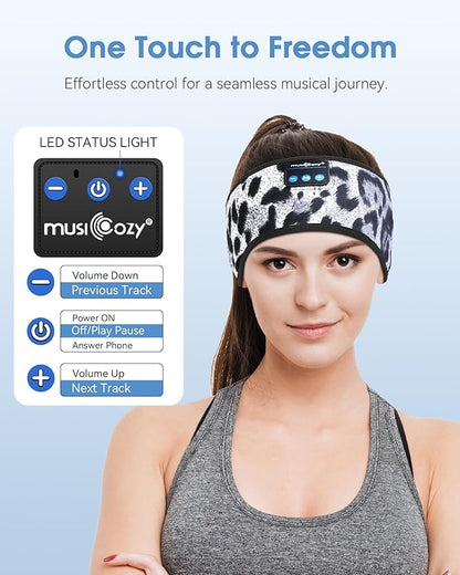 MUSICOZY Sleep Headphones Bluetooth 5.4 Headband, Wireless Music Sleeping Eye - Image 5
